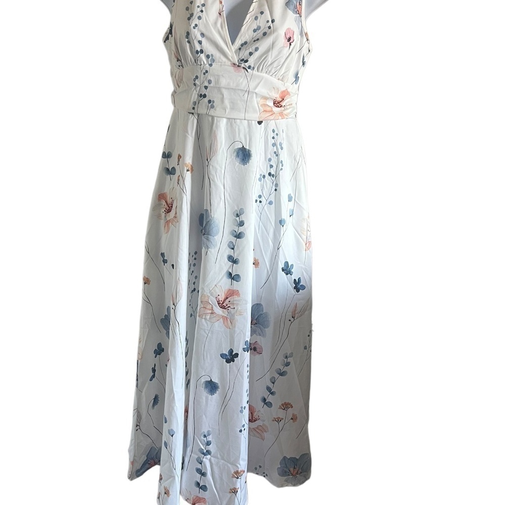 Shein | White Floral Maxi Dress | NWOT - Picture 3 of 7